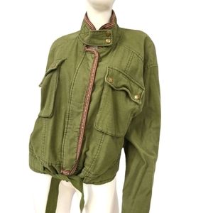 FREE PEOPLE Army Green Jacket sz Small